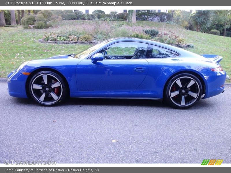  2016 911 GTS Club Coupe Club Blau, Blue Paint to Sample