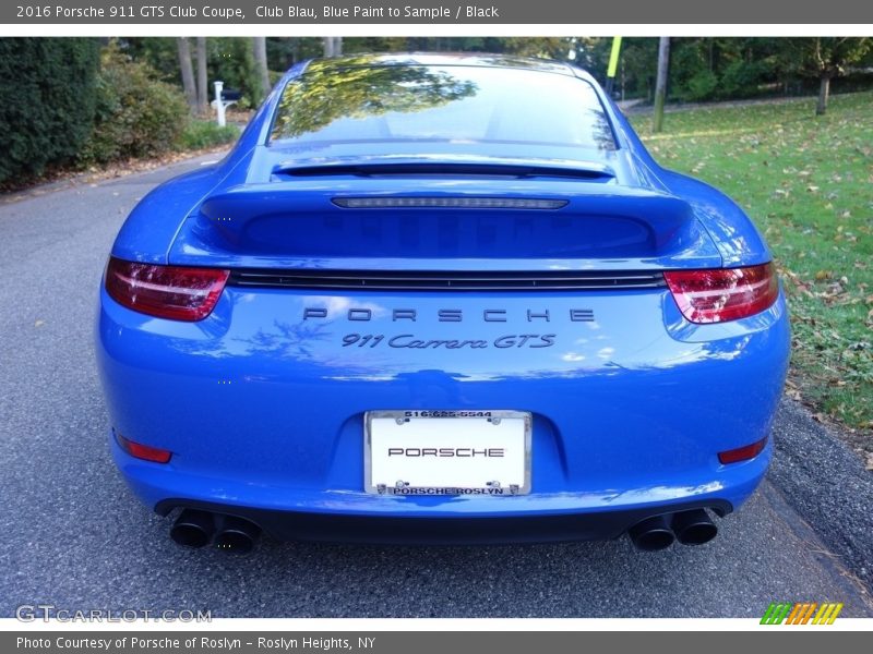  2016 911 GTS Club Coupe Club Blau, Blue Paint to Sample