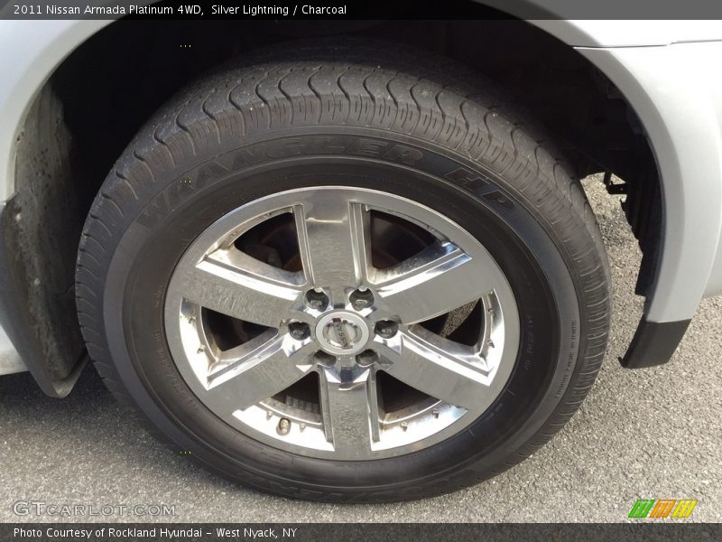 Silver Lightning / Charcoal 2011 Nissan Armada Platinum 4WD