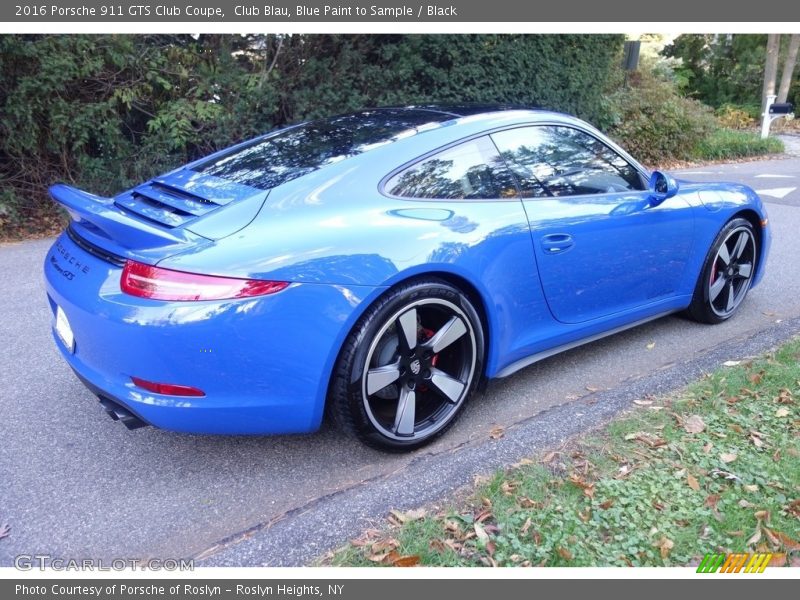  2016 911 GTS Club Coupe Club Blau, Blue Paint to Sample