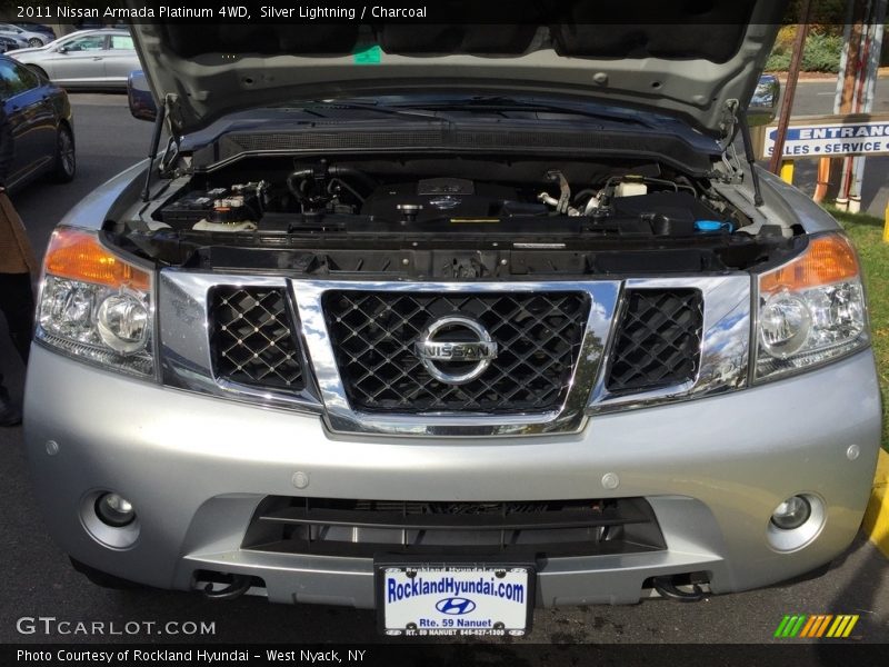 Silver Lightning / Charcoal 2011 Nissan Armada Platinum 4WD