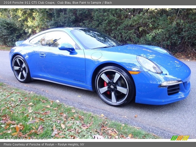 Front 3/4 View of 2016 911 GTS Club Coupe