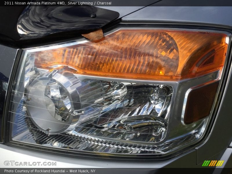 Silver Lightning / Charcoal 2011 Nissan Armada Platinum 4WD