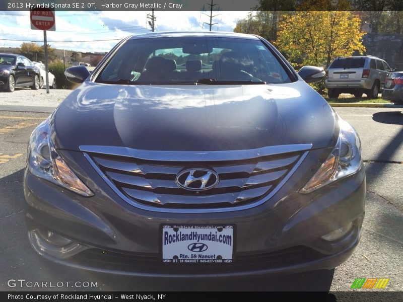 Harbor Gray Metallic / Gray 2013 Hyundai Sonata SE 2.0T