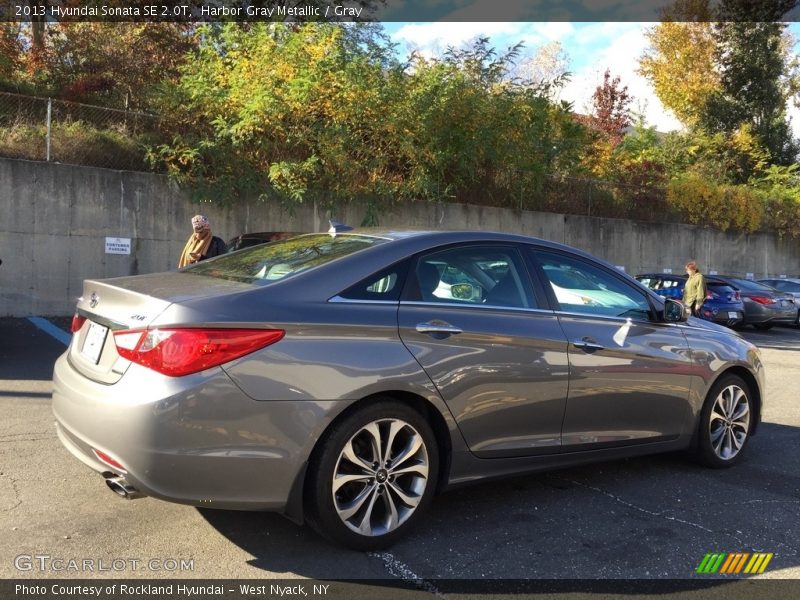 Harbor Gray Metallic / Gray 2013 Hyundai Sonata SE 2.0T