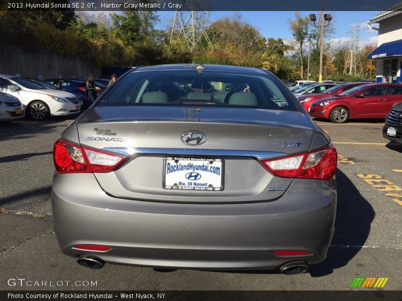 Harbor Gray Metallic / Gray 2013 Hyundai Sonata SE 2.0T