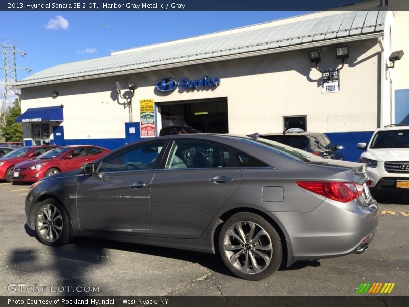 Harbor Gray Metallic / Gray 2013 Hyundai Sonata SE 2.0T