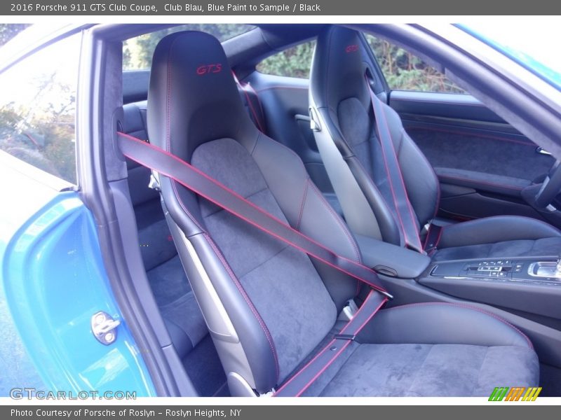 Front Seat of 2016 911 GTS Club Coupe