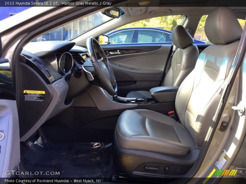 Harbor Gray Metallic / Gray 2013 Hyundai Sonata SE 2.0T