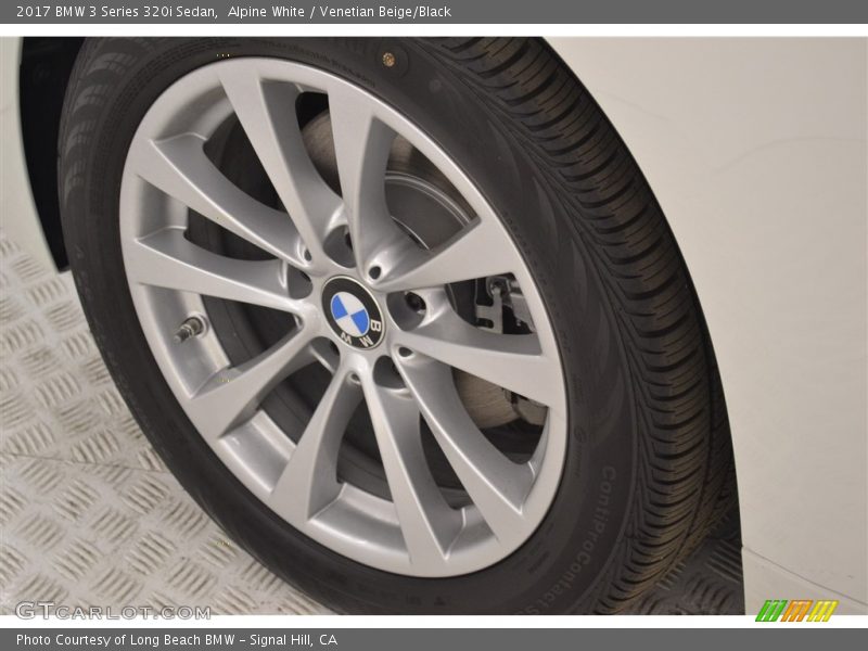 Alpine White / Venetian Beige/Black 2017 BMW 3 Series 320i Sedan