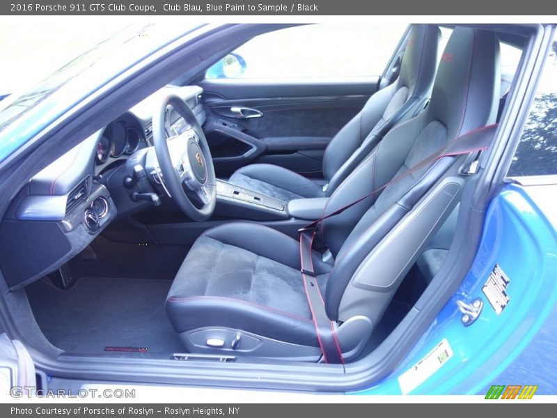 Front Seat of 2016 911 GTS Club Coupe
