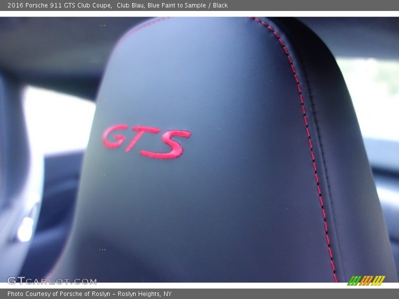 Club Blau, Blue Paint to Sample / Black 2016 Porsche 911 GTS Club Coupe