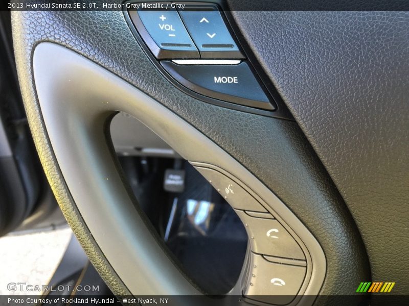 Harbor Gray Metallic / Gray 2013 Hyundai Sonata SE 2.0T