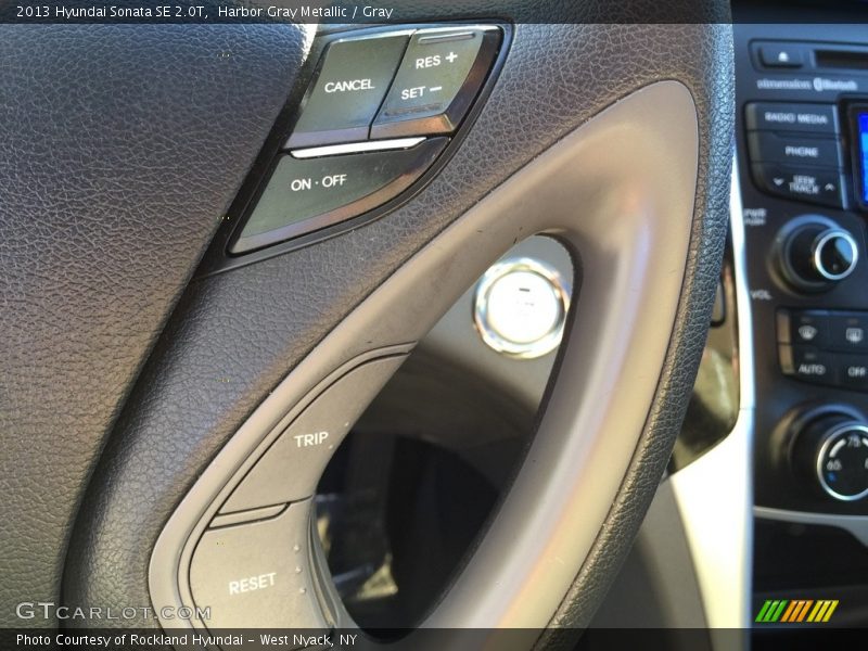 Harbor Gray Metallic / Gray 2013 Hyundai Sonata SE 2.0T
