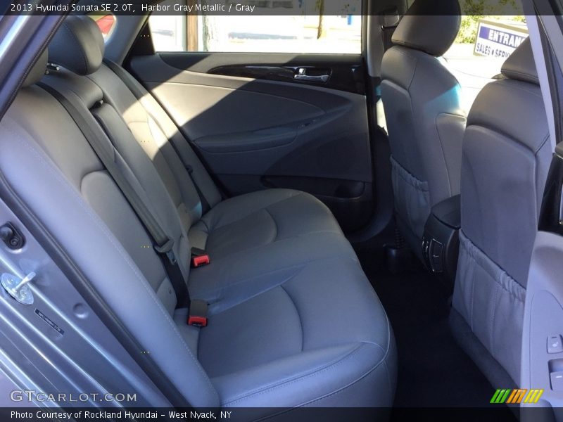 Harbor Gray Metallic / Gray 2013 Hyundai Sonata SE 2.0T