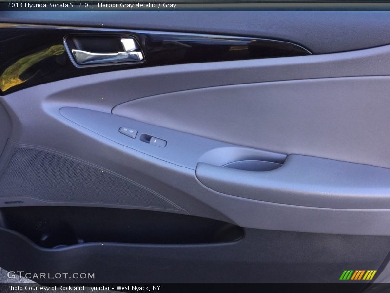 Harbor Gray Metallic / Gray 2013 Hyundai Sonata SE 2.0T