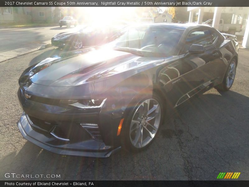 Nightfall Gray Metallic / 50th Anniversary Jet Black/Dark Gray 2017 Chevrolet Camaro SS Coupe 50th Anniversary