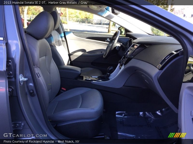 Harbor Gray Metallic / Gray 2013 Hyundai Sonata SE 2.0T