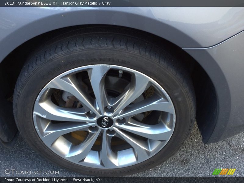 Harbor Gray Metallic / Gray 2013 Hyundai Sonata SE 2.0T