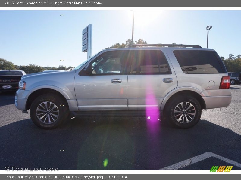 Ingot Silver Metallic / Ebony 2015 Ford Expedition XLT