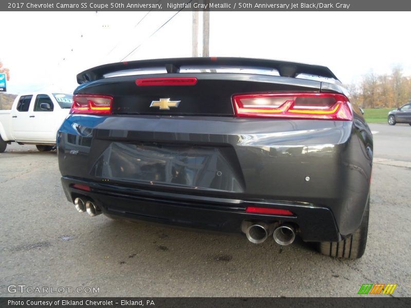Nightfall Gray Metallic / 50th Anniversary Jet Black/Dark Gray 2017 Chevrolet Camaro SS Coupe 50th Anniversary