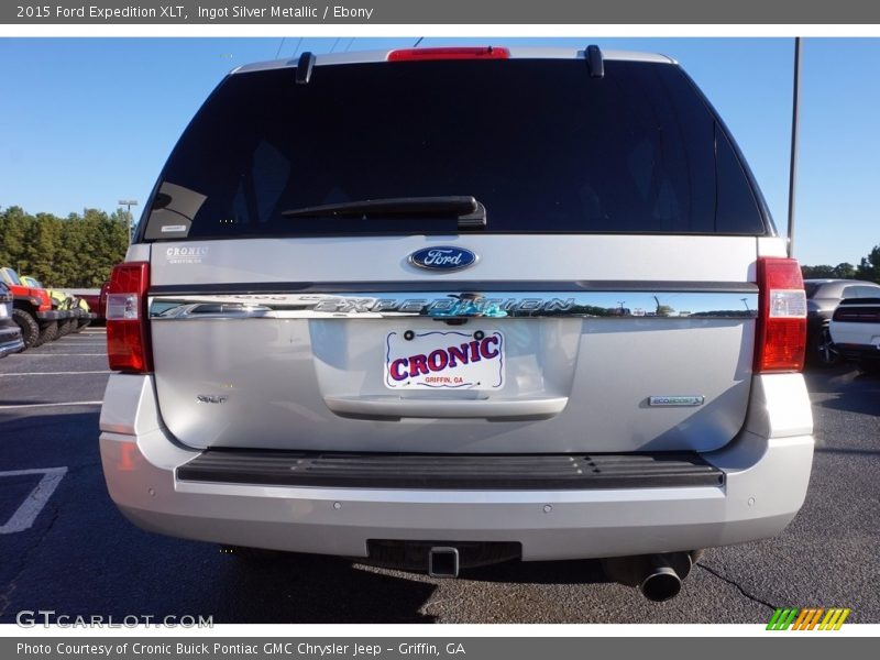 Ingot Silver Metallic / Ebony 2015 Ford Expedition XLT