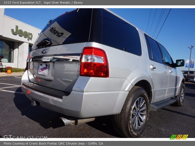 Ingot Silver Metallic / Ebony 2015 Ford Expedition XLT