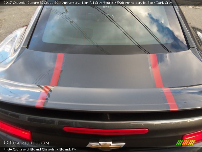 Nightfall Gray Metallic / 50th Anniversary Jet Black/Dark Gray 2017 Chevrolet Camaro SS Coupe 50th Anniversary