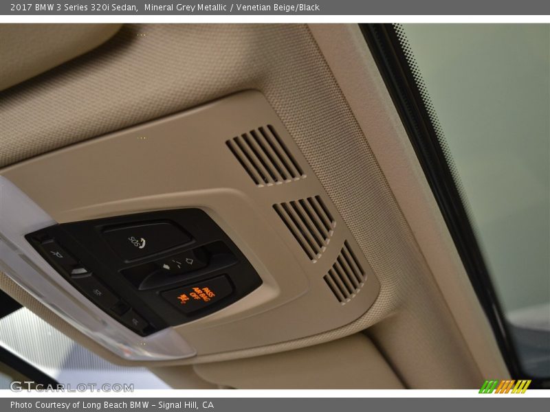Mineral Grey Metallic / Venetian Beige/Black 2017 BMW 3 Series 320i Sedan
