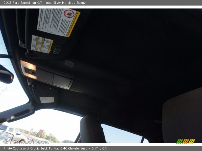 Ingot Silver Metallic / Ebony 2015 Ford Expedition XLT