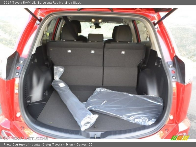 Barcelona Red Metallic / Black 2017 Toyota RAV4 LE