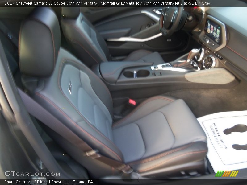Nightfall Gray Metallic / 50th Anniversary Jet Black/Dark Gray 2017 Chevrolet Camaro SS Coupe 50th Anniversary