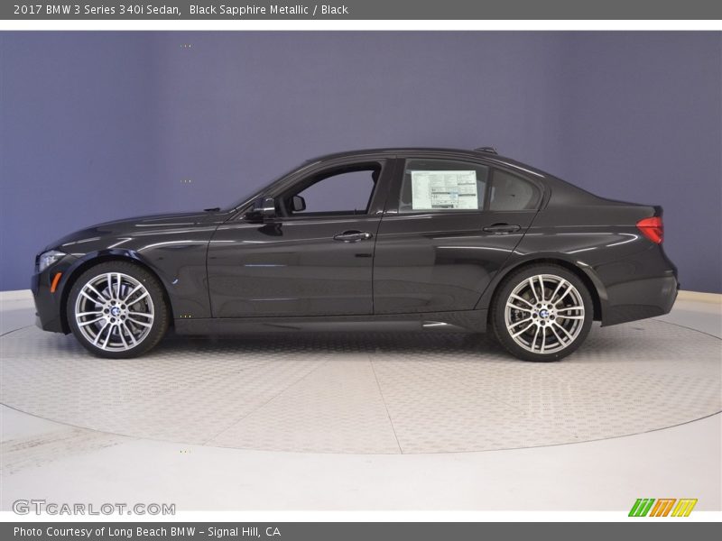  2017 3 Series 340i Sedan Black Sapphire Metallic