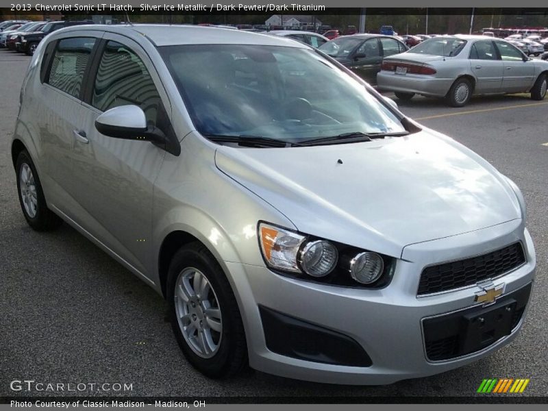Silver Ice Metallic / Dark Pewter/Dark Titanium 2013 Chevrolet Sonic LT Hatch