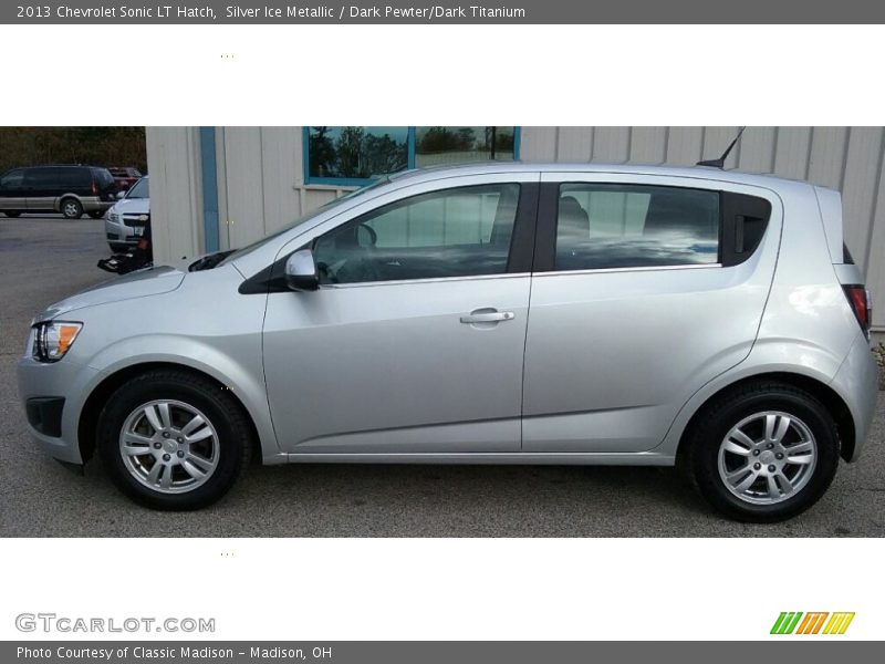 Silver Ice Metallic / Dark Pewter/Dark Titanium 2013 Chevrolet Sonic LT Hatch