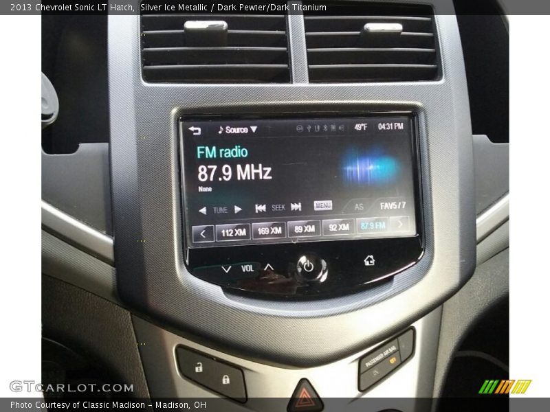 Silver Ice Metallic / Dark Pewter/Dark Titanium 2013 Chevrolet Sonic LT Hatch