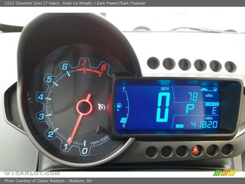 Silver Ice Metallic / Dark Pewter/Dark Titanium 2013 Chevrolet Sonic LT Hatch