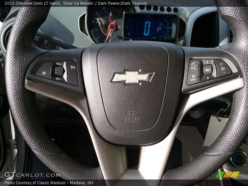 Silver Ice Metallic / Dark Pewter/Dark Titanium 2013 Chevrolet Sonic LT Hatch