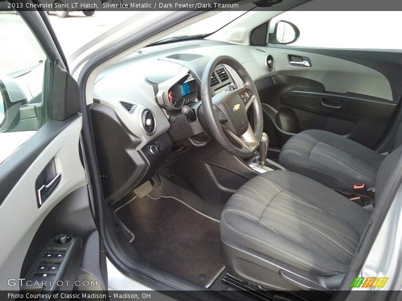 Silver Ice Metallic / Dark Pewter/Dark Titanium 2013 Chevrolet Sonic LT Hatch