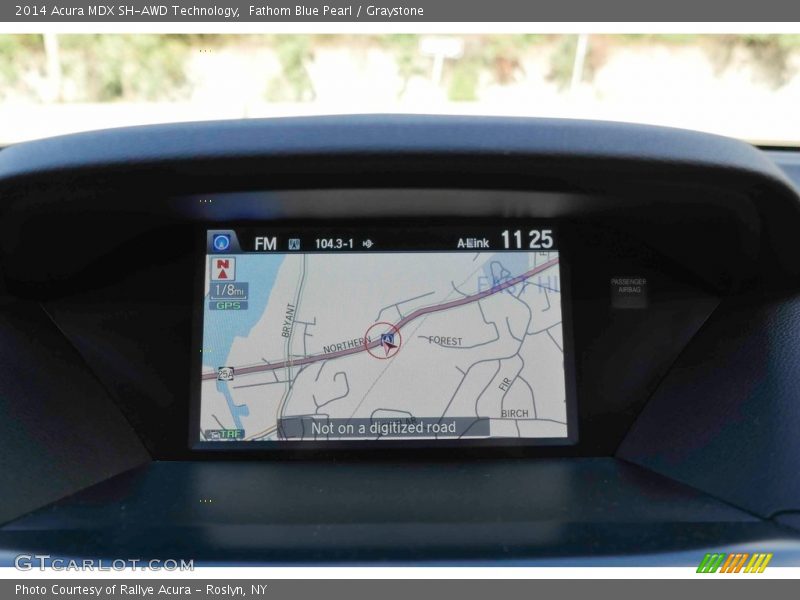 Fathom Blue Pearl / Graystone 2014 Acura MDX SH-AWD Technology