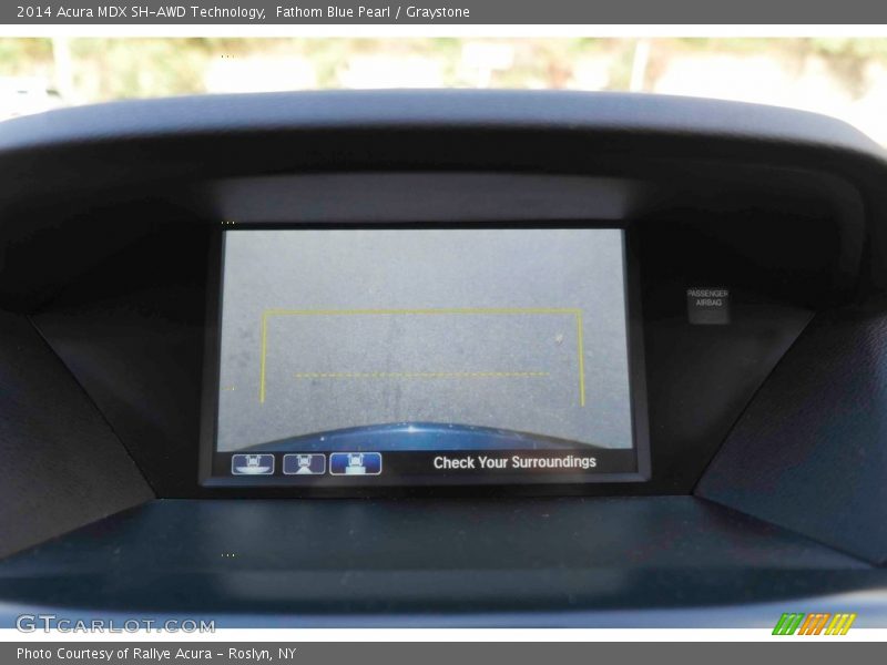 Fathom Blue Pearl / Graystone 2014 Acura MDX SH-AWD Technology