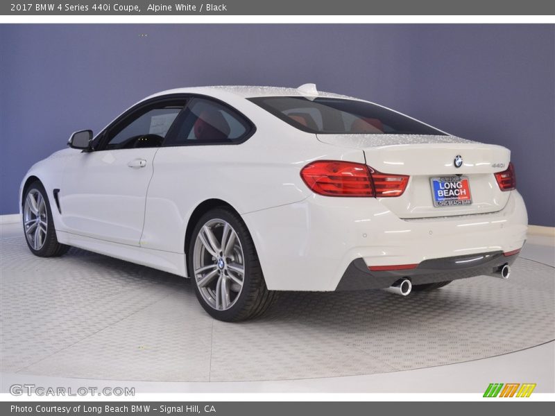 Alpine White / Black 2017 BMW 4 Series 440i Coupe