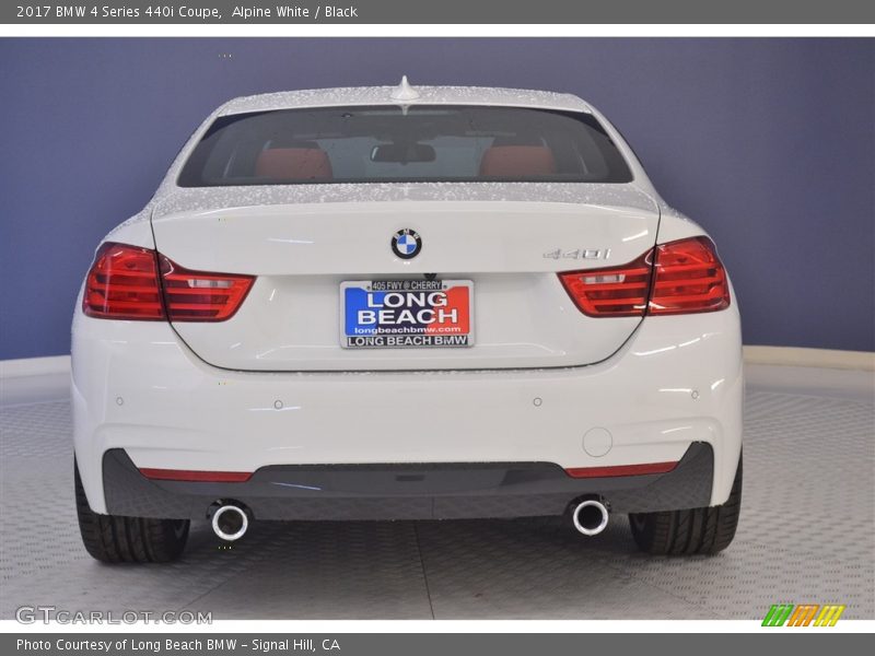 Alpine White / Black 2017 BMW 4 Series 440i Coupe