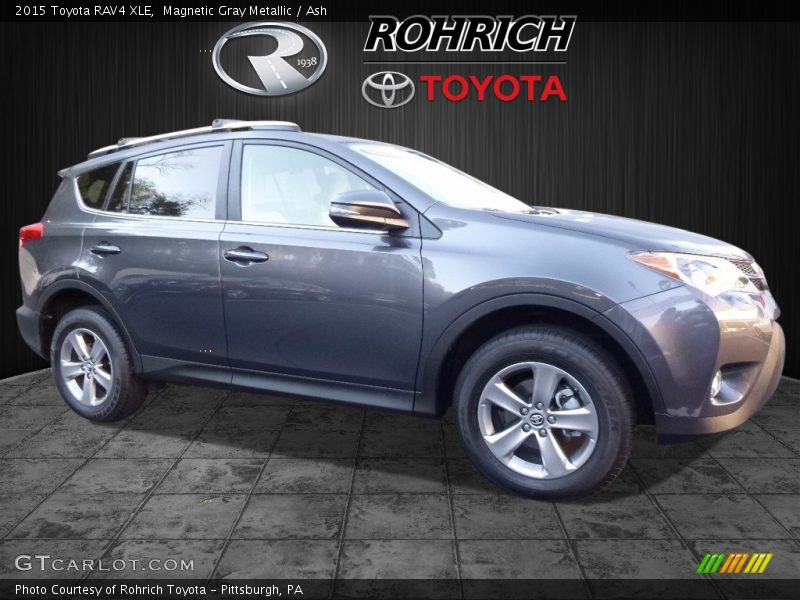 Magnetic Gray Metallic / Ash 2015 Toyota RAV4 XLE