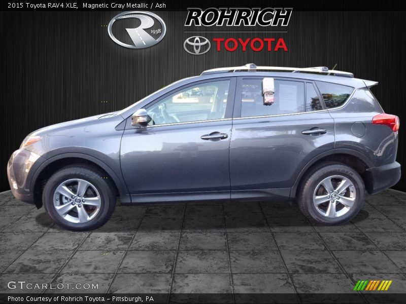 Magnetic Gray Metallic / Ash 2015 Toyota RAV4 XLE