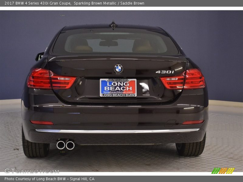 Sparkling Brown Metallic / Saddle Brown 2017 BMW 4 Series 430i Gran Coupe