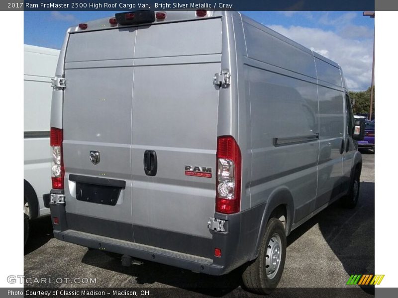  2017 ProMaster 2500 High Roof Cargo Van Bright Silver Metallic