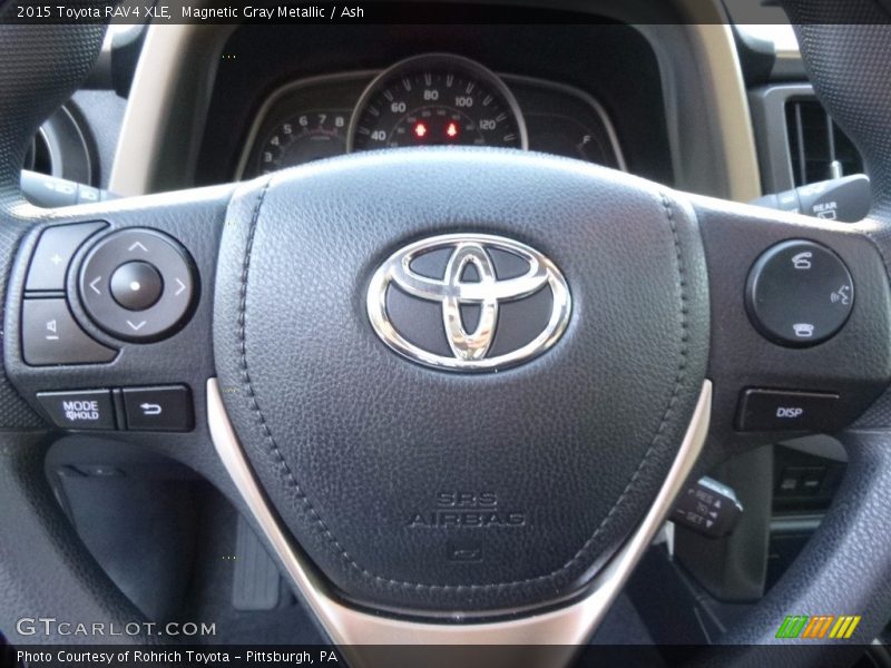 Magnetic Gray Metallic / Ash 2015 Toyota RAV4 XLE
