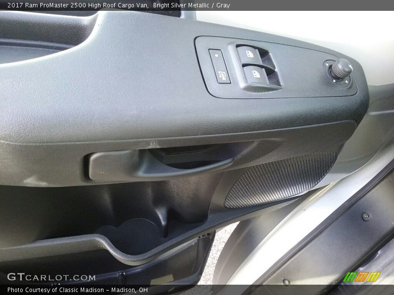 Bright Silver Metallic / Gray 2017 Ram ProMaster 2500 High Roof Cargo Van