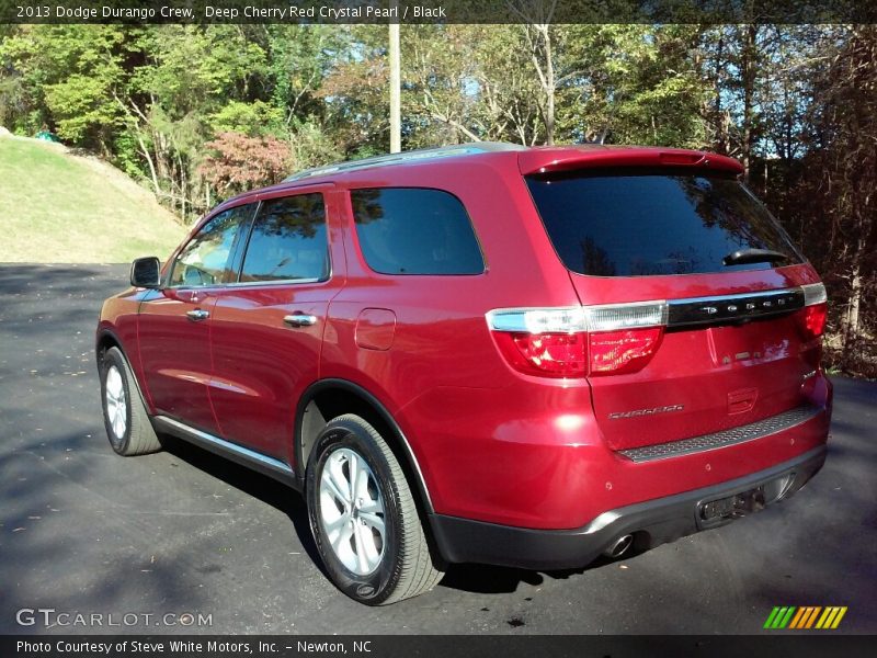 Deep Cherry Red Crystal Pearl / Black 2013 Dodge Durango Crew